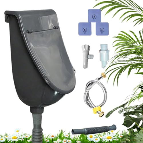 Urinoirs pour homme - Séparateur d'urine pour homme - Toilettes murales sans odeur avec couvercle - Séparateur d'urine pour homme, jardin, camping