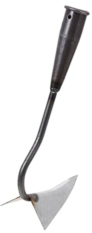 VICASKY Binette à Main Triangle Acier Inoxydable Outil De Jardinage Polyvalent pour Désherbage Creusage Et Ameublissement du Sol Pratique pour Parcs Et Potagers