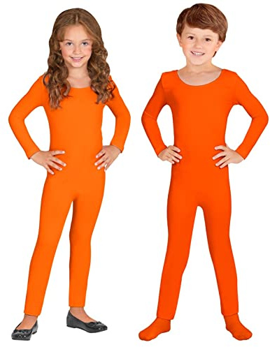 Widmann - Barndräkt body, långa ärmar och ben, elastiskt material, overall, karneval, temafest
