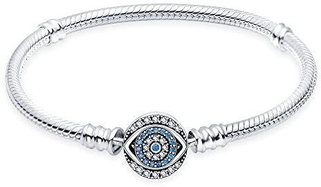 Pandach Armband Damen 925 Sterling Silber, Armbänder Moments Schlangen-Gliederarmband Armkette Valentinstag Muttertag Geburtstags Weihnachten Geschenk für Frauen Freundin Mama CMB051