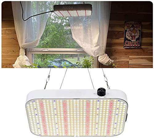 VVLXRIC Luz LED Cultivo Interior, con Una Perilla De AtenuacióN Foco Cultivo LED Ventilador Incorporado Silencioso, para JardineríAsuculentas HidropóNicas