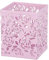 RICOO Organizer Scrivania, Portapenne da Scrivania B003-P, Porta Penne per Scrivania in Metallo, Ideale per Ufficio e Casa, Dimensioni: 8 x 8 x 10 cm, Rosa