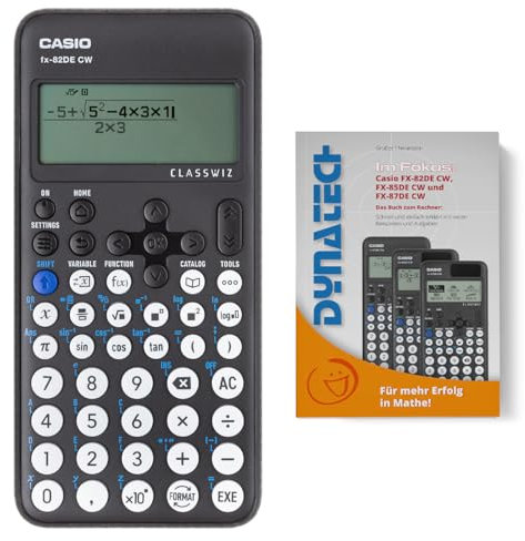 DynaTech Rechner Casio FX-82 DE Schwarz Technisch-Wissenschaftlich