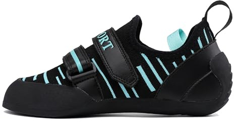 ForceRoute Scarpette da Arrampicata,Scarpette da Arrampicata per Adolescenti,Scarpette da Arrampicata Indoor,Scarpe da Ginnastica da Bouldering,Traspirante,Leggere e comode,per Principianti