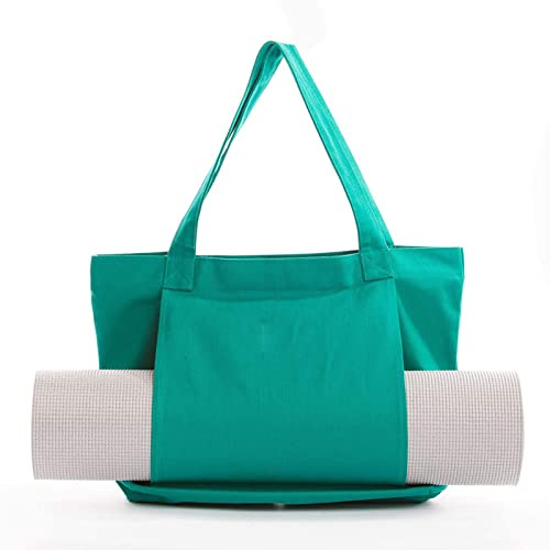 Gsycle Sac de Tapis de Yoga Portable, Coton Lin en Lin de Grande capacité de Yoga Transporteur de Yoga Sac fourre-Tout