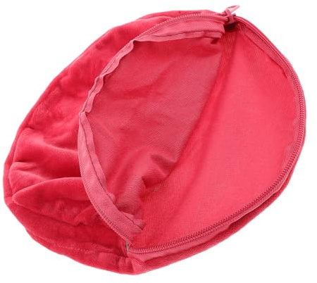 minkissy Fleece -deckungszubehör Zur Seite Fahren Thermosflasche Wasserflasche Runde Wärmflaschenhülle Thermische Flaschenabdeckung Weicher Wärmflaschenbezug Gemütliche Flasche Rosa Flanell