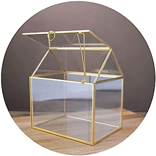 Mini-Gewächshaus für den Innenbereich, geometrisches Glasterrarium für Sukkulenten, Luftpflanzen, Farne und Moos, perfekte Gartendekoration für Hochzeiten und Feiertage