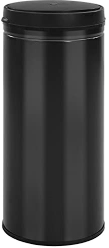 Générique Poubelle à capteur Automatique 80 L Acier au Carbone Noir,Maison & Jardin,Produits ménagers,Conditionnement des déchets,Poubelles & corbeilles à déchets,322703