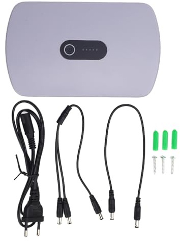 SEAFRONT Mini UPS per Router WiFi Mini UPS Gruppo di continuità con Batteria di Backup 10400mAh LFP 18W Uscita USB DC POE con 6 Protezioni per Telecamera Modem Router (Spina europea)