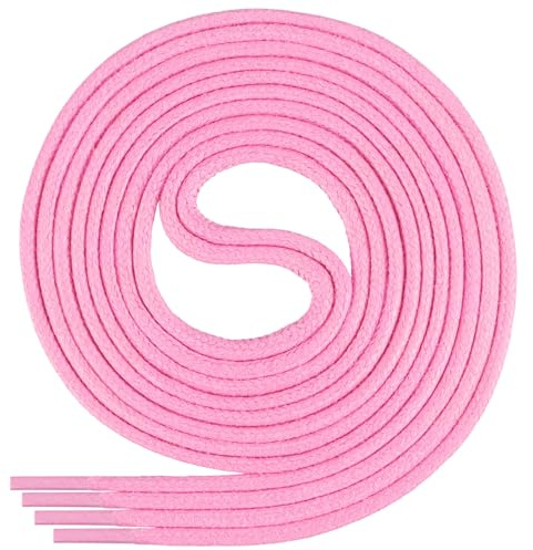 Di Ficchiano Premium skosnören vaxade, runda skosnören för läderskor, diameter 2-3 mm, längd 45-120 cm, rivbeständiga