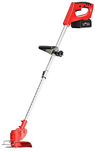 ZHYX tagliabordi Elettrico da Giardino Tagliaerba A Batteria Ricaricabile Portatile,(9000mA) Battery*2+Charger*1