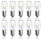 Bonlux 10 Paquets d'Ampoules Sel E14 15W Ampoule Réfrigérateur Haute Température 300° Ampoule Four Dimmable E14 SES Petite Vis Edison Ampoule Pygmée T22 Tubulaire Ampoule Appareils Ménagers