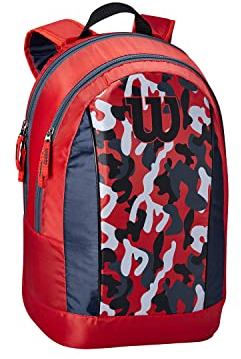 Wilson Tennis-Rucksack Junior, Für bis zu 2 Schläger, Polyester