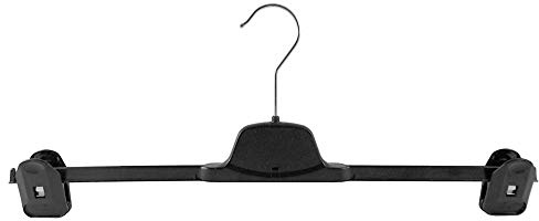 Clipbügel, Maxi Hosenbügel XXL, Klammerbügel, 46 cm, schwarz, NEU, 10 Stück