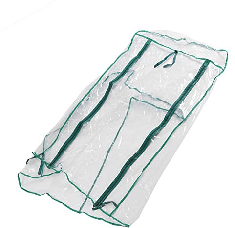 Mini Gewächshaus, Tomatengewächshaus Warmes Gewächshaus Ersatz-Gewächshausabdeckung, wasserdichte Transparente PVC-Abdeckung für Gartenpflanzen Im Freien, Blumenhaus, 69 X 49 X 160 cm