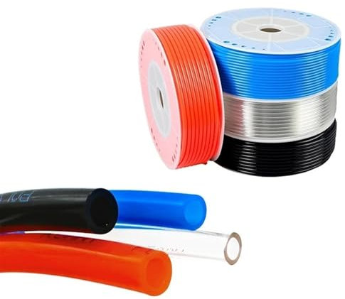 40 mètres v composant de Tube d'air Tuyau d'air pneumatique 4mm 6mm 8mm 10mm 12mm Tuyau en polyuréthane compresseur Tuyau d'air Ligne d'air (Color : Blue, Size : 6x4mm)