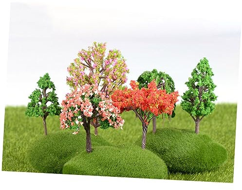 OUNONA Künstlicher Kleiner Baum Grün aus Kunststoff, Nachbildung 78x44mm