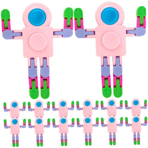 HEMOTON 12 Pièces Jouets pour Enfants Gyroscope Jouet pour Enfants Gadgets Cool pour Adolescents Jouets pour Enfants La Chaîne Artefact De Décompression en Plastique