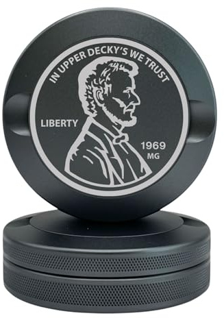 Syn Tin Liberty | Metal Container for Zyn, Premium Aluminum Can & Rugged Pouch Holder | Extra Capacity, Knurled Grip & Used Pouch Storage | EDC (Gunmetal Gray)