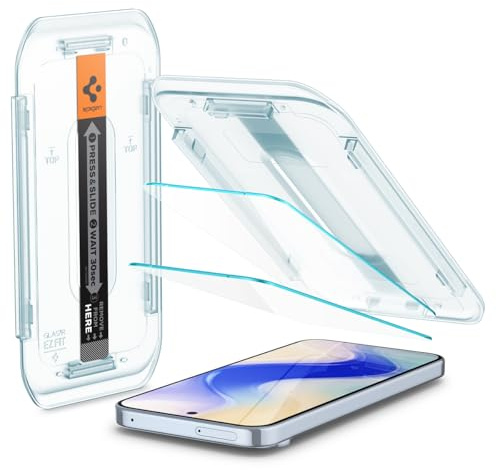 Spigen Glas.tR EZ Fit Skärmskydd kompatibel med Google Pixel 10 Pro XL, Pixel 9 Pro XL, 2 stycken skyddsglas, Kristallklart, Responsiv Touch, Case friendly, 9H härdat glas