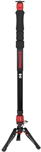 IFOOTAGE Cobra 3 A150S Strike Monopod,Monopod de Cámara con Control de Bloqueo de Pedal,Ajuste Rápido de Altura en un Solo Paso,Monopié de Fotografía Profesional Adecuado para Cámaras SLR