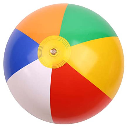 JUCHRZEY Pallone da Spiaggia Gonfiabile Palloncino Gonfiabile Colorato Divertimento Gioca a Beachball Gioco Piscina Gioca a Palloncino Arcobaleno Colore Spiaggia Piscina Festa Giocattolo Com