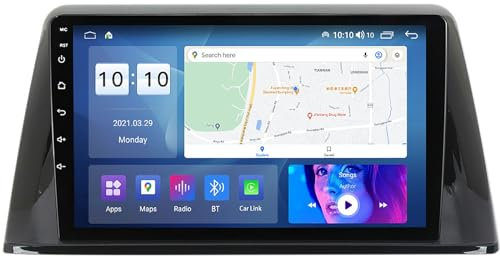 Lettore video multimediale Android 12 HYNMSM per Pe-ugeot 308 2016-2018, autoradio GPS Navigation, touchscreen da 9'' Sat Nav con immagine di retromarcia 4G 5G Wifi SWC Mirror Link DVR Carplay M150S