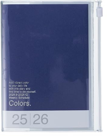 MARK'S 2025/26 Taschenkalender, A6 Colors, Purple: Von September 2025 bis Dezember 2026