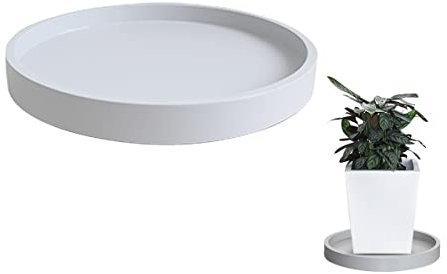 Sottovaso per fiori da interni, vassoio antigoccia in plastica resistente, ideale per vasi da 20 cm a 60 cm, sottovaso versatile per giardinaggio domestico