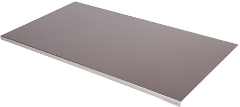 CECILUÌ Schneidebrett aus Edelstahl zum Kneten, rutschfeste Matte, professionelles Küchen-Schneidebrett, Schneidebretter, Arbeitstisch (85 x 57,3 cm)