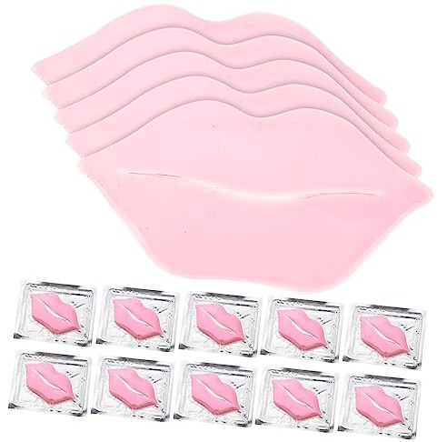 BATHVEVE Lippenmaske Pflegend Feuchtigkeitsspendende 30 Stück Kollagen Lippenmasken Tragbare Lippenpflege Zarte und Befeuchtend für Frauen zur Pflege im Winter