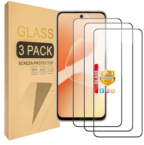 Lucyliy [3 paquetes] Compatible con Piezas para Xiaomi POCO F3 Protector de pantalla de vidrio templado, compatible con fundas [Alta definición][Dureza 9H][Antiarañazos]