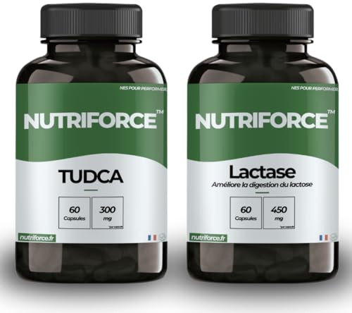 Pack Digestion – TUDCA + Lactase – 120 Gélules – Confort Digestif et Bien-Être Intestinal