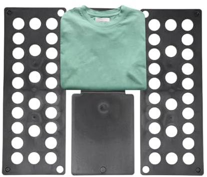 Laundry Folding Board Clothes, T-Shirt Faltbrett, Zusammenleghilfe, Hemdenfaltbrett Kunststoff, T-Shirt Organizer für Kinder und Erwachsen