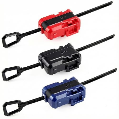 CATZUM 3 PCS Battle Spinner Starter Set, Peonzas de Batalla, Lanzador con Cuerda, Compatible con la Serie X