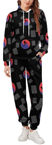 Korean Karate Korea Logo Mens Hoodies for Women Sweatsuit Sweatshirt And Sweatpant Tracksuit Jogging Suits