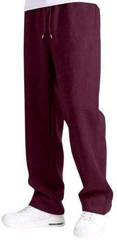 Pantalon d'été en lin pour homme - Léger et aéré - Pantalon de loisirs en tissu élastique - Cordon de serrage - Respirant - Coton - Plage - Décontracté - Tendance - Style moderne - A4