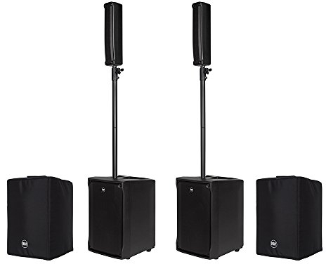 RCF EVOX J8 Active - Sistema array portatile attivo a 2 vie, con borse, confezione da 2