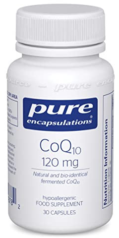 Pure Encapsulations - CoQ10 120mg - Coenzyme Q10 in its biologically Active Form - Boost Immune System - 30 Capsules