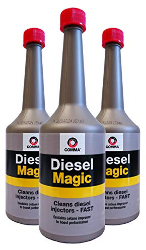 Diesel Magic PACK OF 3) Diesel Injector Cleaner Fuel Additive for Car Van Engines COMMA