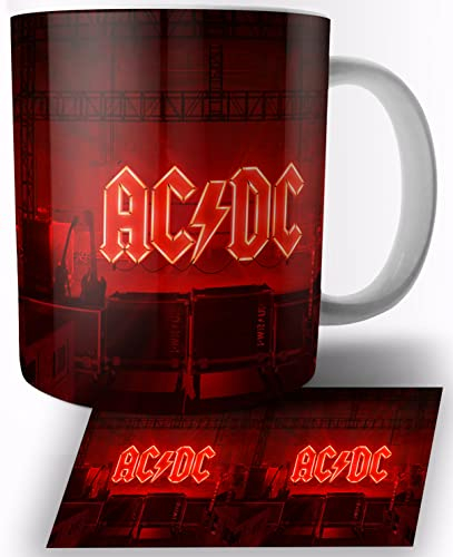 AC/DC PowerUp Keramik Becher 325ml Tasse Mug