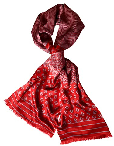 Posh Gear Herren Seiden Schal Satinata aus 100% Seide