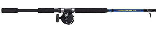 Shakespeare canna da barca Firebird - Costruzione leggera in carbonio, impugnature moderne in EVA, portamulinello DPS imbottito, durevole e sensibile per la pesca in barca in acqua salata 7ft, 20-30lb