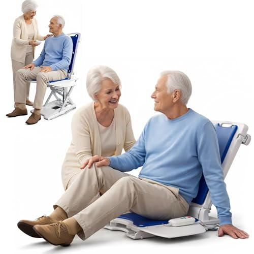 Phoenix Premium Power Chair Lift Floor Lift. Push Button Assist Helps Users up from the Floor and to Stand Up Again. 310 lbs. Designed, Stocked, Serviced in the USA