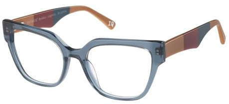 Botaniq Brille mit Sehstärke für Damen optional mit Sonnenbrillentönung oder Blaulichtfilter, Quadratisch, gefertigt aus Acetat (inklusive Brillenetui)