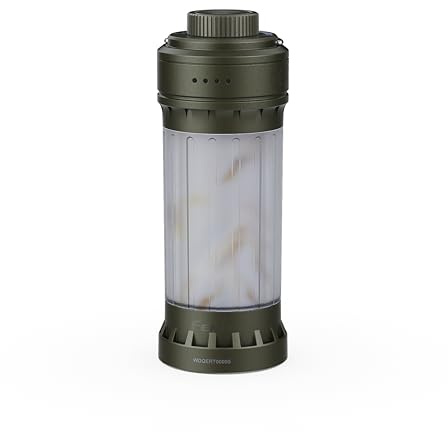 Fenix CL22R Wild Green Wiederaufladbare Leichte Multi Beam Kompaktlaterne | 500 Lumen | 80m | 200 Stunden Max | 2600mAh | Stufenlose Helligkeit | Rotlichtmodus | Bunte Stimmungsbeleuchtung | IP65