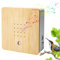 Vogelgezwitscher Bewegungsmelder-Box, Vogelgeräusche Box mit Wandhalterung, Naturgeräuschebox mit Vollholzfront, Naturgeräusche Soundbox, Vogelzwitscher Entspannender Vogelgesang