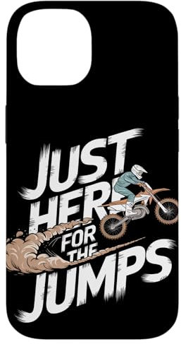 Juste là pour les sauts en vélo tout-terrain Coque pour iPhone 14