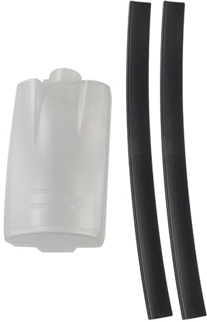 ComfyHarbor Replacement Water Tank & Squeegee Lips For Kärcher WV1 Window Vacuum, Leakproof PE Plastic Tank (143x77x26mm) + 2 Rubber Blades (280mm), Part #4.633-122.0