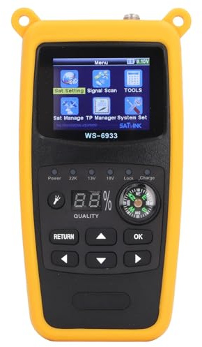 Finder Satellitare, Pulsanti 100-240VAC Digital Signal Finder Misura (Spina europea)